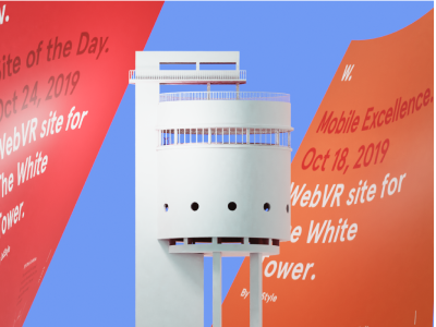 Наш WebVR для Белой башни на главной Awwwards!