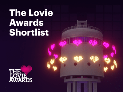 Радуемся! Засветились с Белой башней на The Lovie Awards