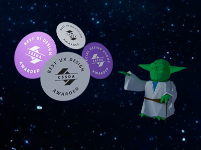 Новые награды: наша страница с AR-постерами на CSS Design Awards